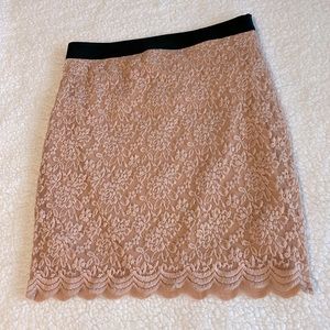 Mini tight floral pencil skirt Forever 21